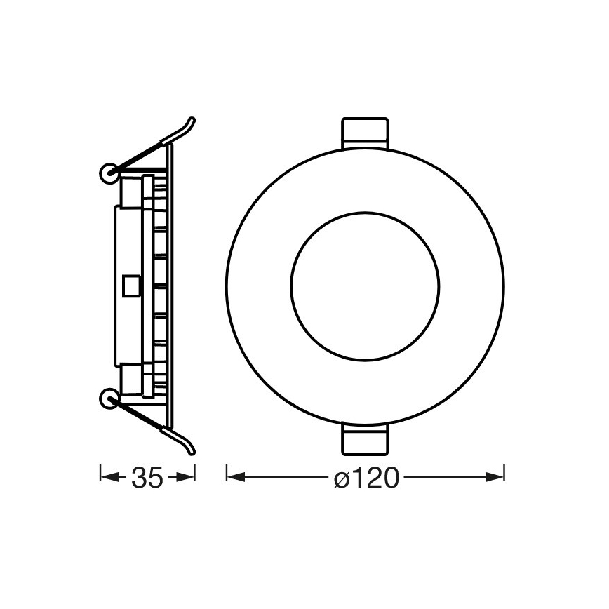 Ledvance - Dimbare LED Inbouw Lamp SUN@HOME LED/8W/230V 2200-5000K CRI 95 Wi-Fi