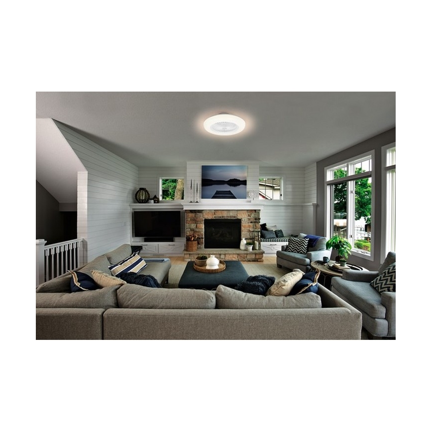 Ledvance - Dimbare LED Plafond Lamp met Ventilator SMART+ LED/35W/230V Wi-Fi 3000-6500K + afstandsbediening
