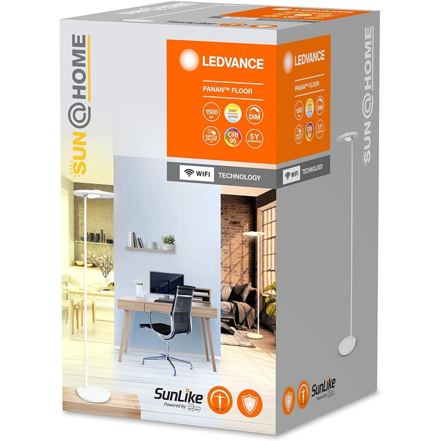 Ledvance - Dimbare en Staande LED Lamp SUN@HOME LED/36W/230V 2200-5000K CRI 95 Wi-Fi