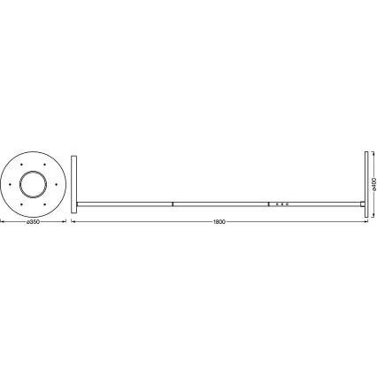 Ledvance - Dimbare en Staande LED Lamp SUN@HOME LED/36W/230V 2200-5000K CRI 95 Wi-Fi