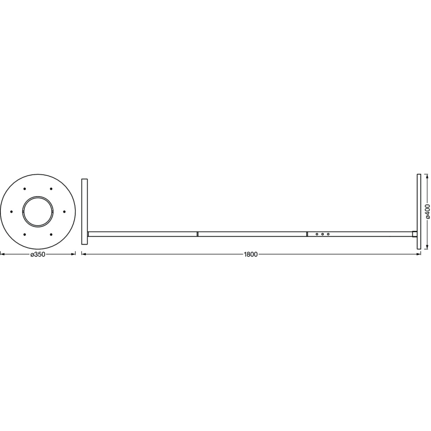 Ledvance - Dimbare en Staande LED Lamp SUN@HOME LED/36W/230V 2200-5000K CRI 95 Wi-Fi