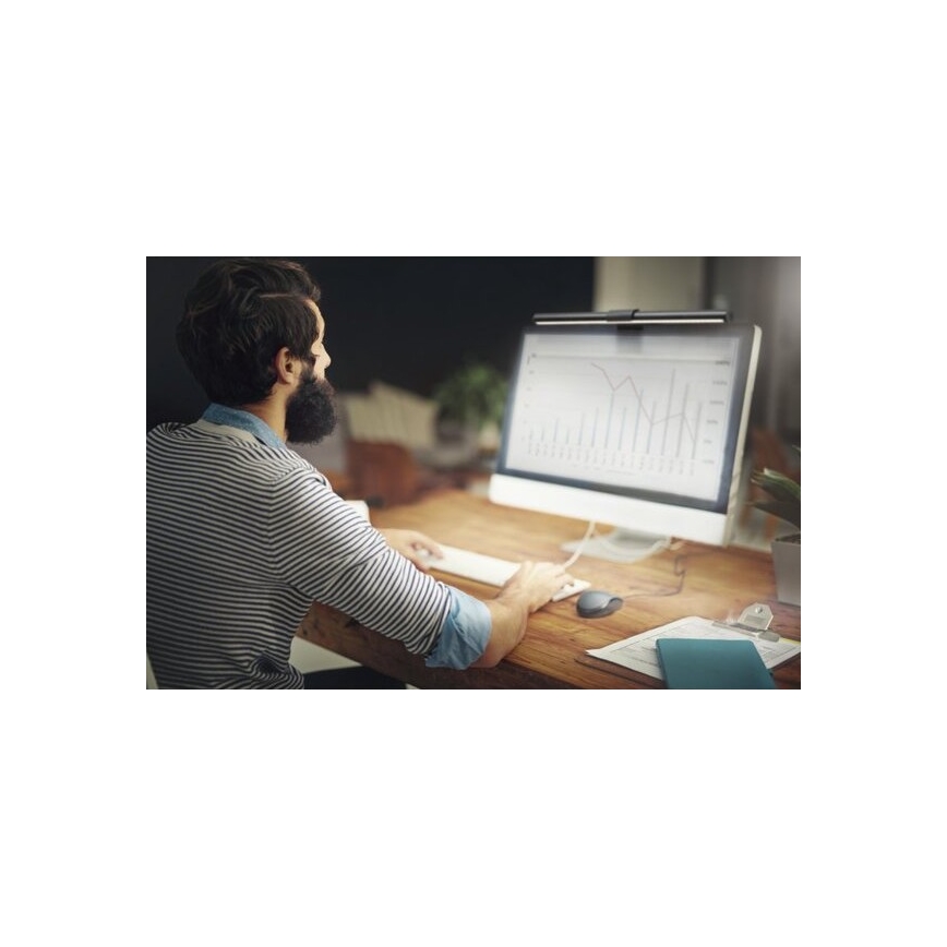 Ledvance - Dimbare LED Monitor Verlichting SUN@HOME LED/2,5W/5V 2200-5000K CRI 95 Wi-Fi