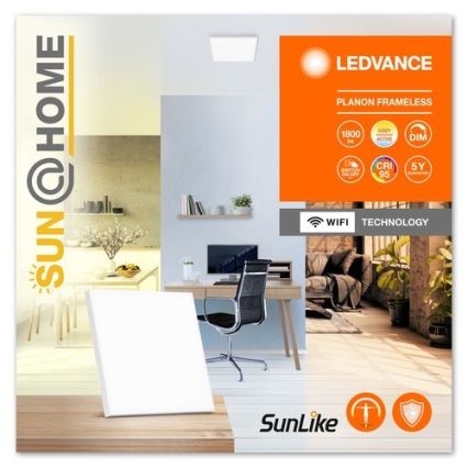 Ledvance - Dimbare LED Plafond Lamp SUN@HOME LED/20W/230V 2200-5000K CRI 95 Wi-Fi