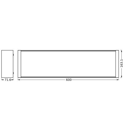 Ledvance - Dimbare LED plafondlamp OFFICE LINE LED/20W/230V 60 cm + afstandsbediening