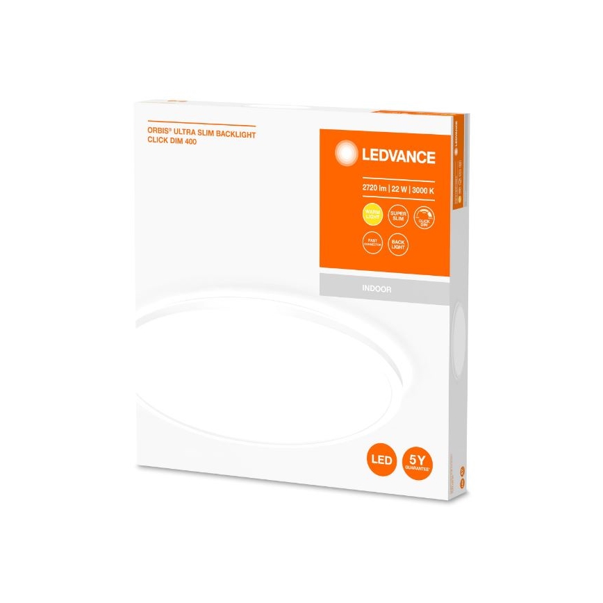 Ledvance - Dimbare LED Plafondlamp ORBIS LED/22W/230V wit