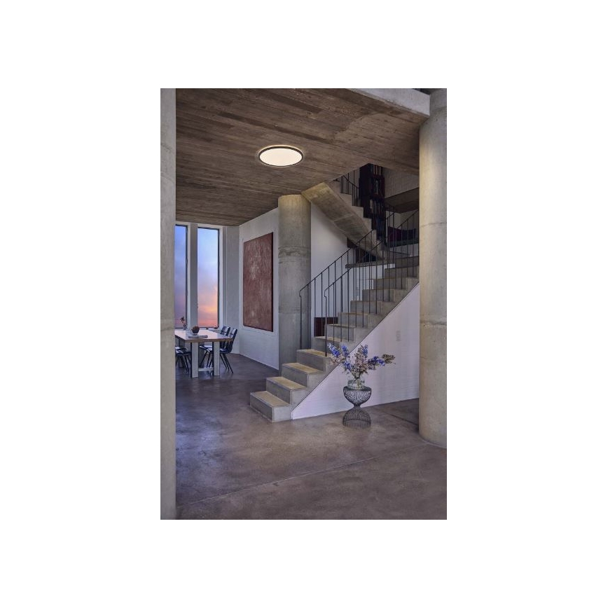 Ledvance - Dimbare LED Plafondlamp ORBIS LED/22W/230V zwart