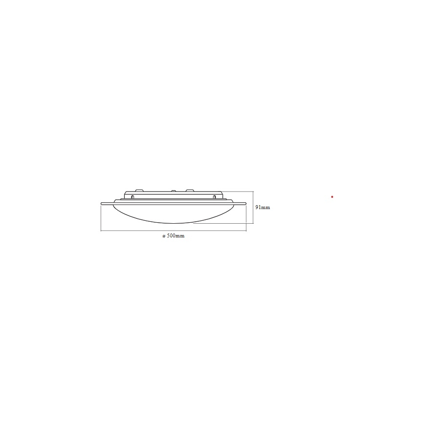Ledvance - LED dimbare plafondlamp ORBIS SPARKLE LED/24W/230V 2700-6500K Ø 50 cm + afstandsbediening
