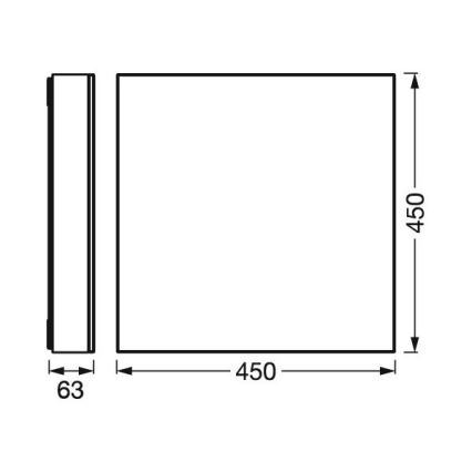 Ledvance -Dimbare LED plafondlamp  SMART+ FRAMELESS LED/24,5W/230V 3000-6500K Wi-Fi