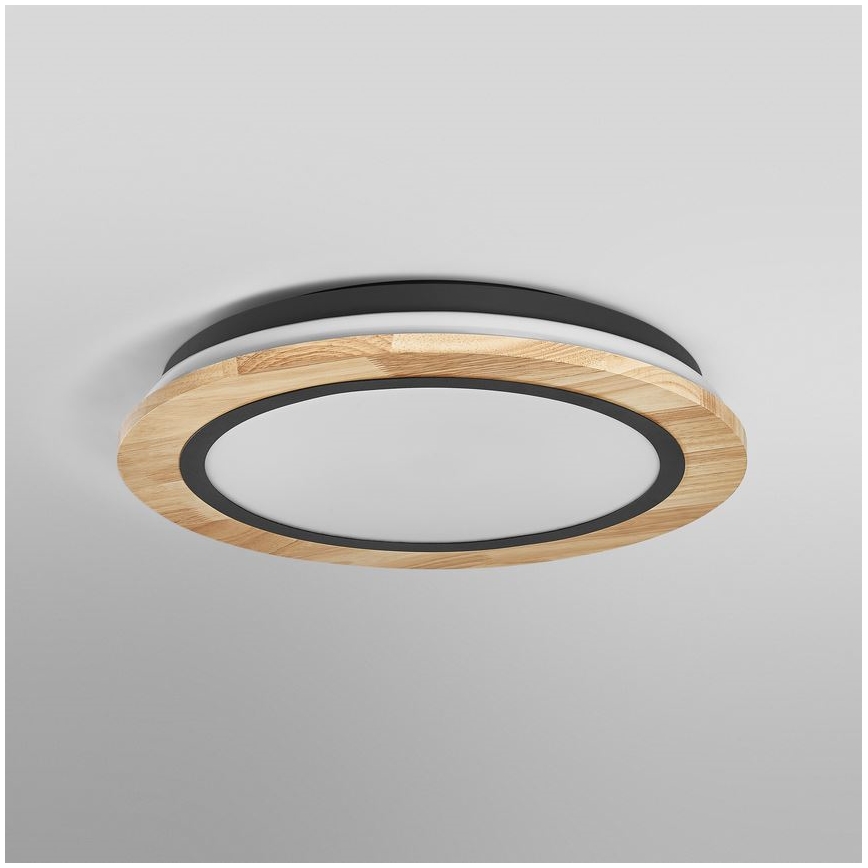 Ledvance - Dimbare LED plafondlamp SMART+ ORBIS WOOD LED/24W/230V 2700-6500K eiken Wi-Fi