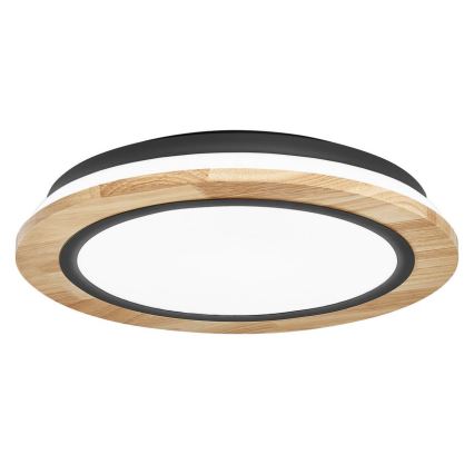 Ledvance - Dimbare LED plafondlamp SMART+ ORBIS WOOD LED/24W/230V 2700-6500K eiken Wi-Fi