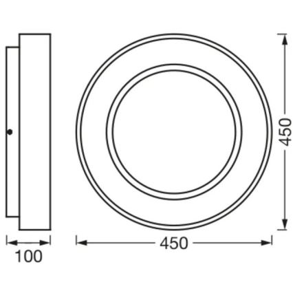 Ledvance- Dimbare LED Plafondlamp SUN@HOME CIRCULAR LED/18,5W/230V Wi-Fi