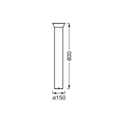 Ledvance - Dimbare LED RGBW Lamp voor Buiten SMART + ECLIPSE LED/10W/230V IP44 Wi-Fi