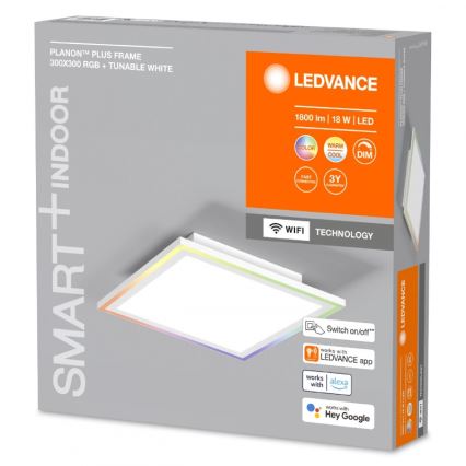 Ledvance - Dimbare LED RGBW Plafondlamp SMART+ PLANON LED/18W/230V 2700-6500K Wi-Fi