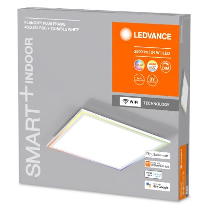 Ledvance - Dimbare LED RGBW Plafondlamp SMART+ PLANON LED/24W/230V 2700-6500K Wi-Fi