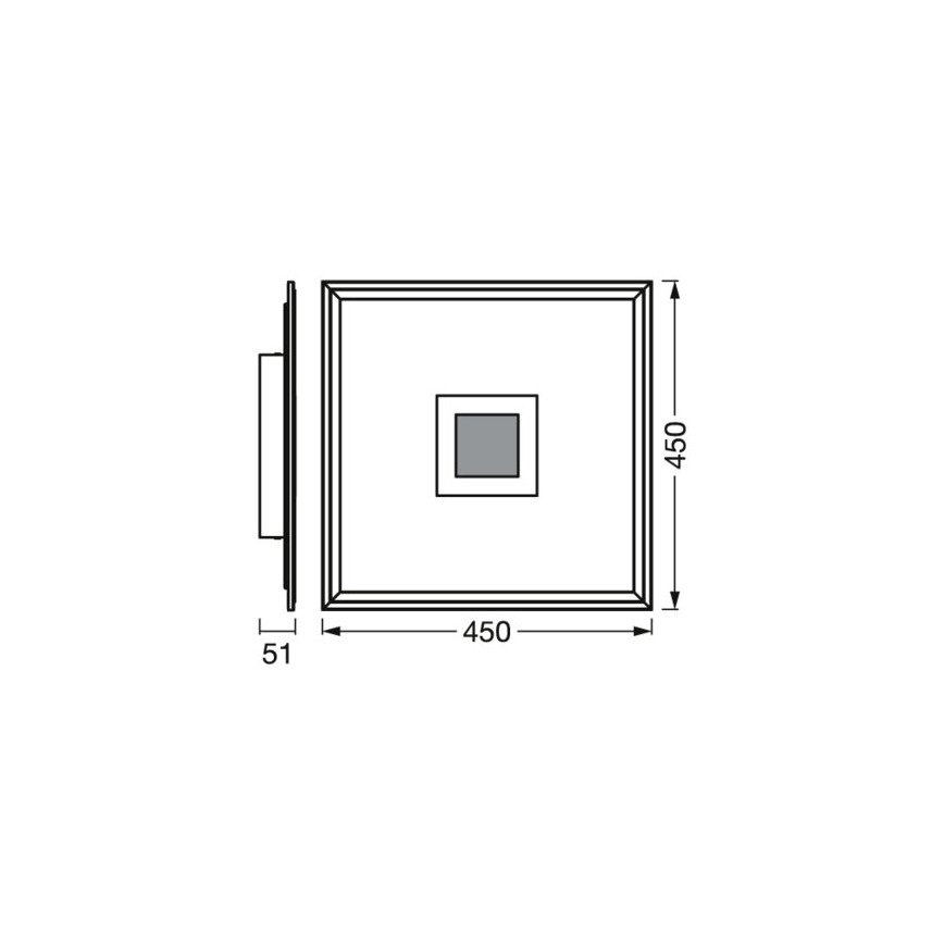 Ledvance - Dimbare LED RGBW Plafondlamp SMART+ PLANON LED/24W/230V 2700-6500K Wi-Fi
