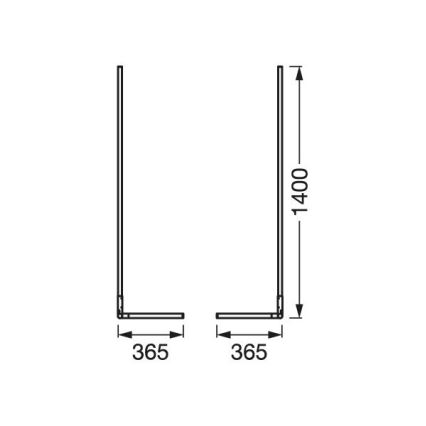 Ledvance - Dimbare LED RGBW Staande Lamp SMART+ FLOOR LED/14W/230V 2700-6500K Wi-Fi + afstandsbediening