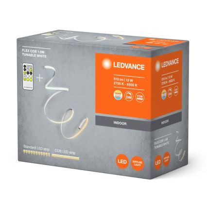 Ledvance - Dimbare LED strip FLEX COB 1,5m LED/13W/230V 2700-6500K + afstandsbediening