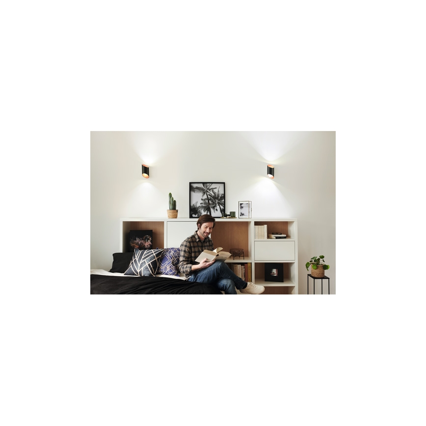 Ledvance - Dimbare LED Wand Lamp SMART+ CYLINDRO LED/12W/230V 3000-6500K Wi-Fi zwart