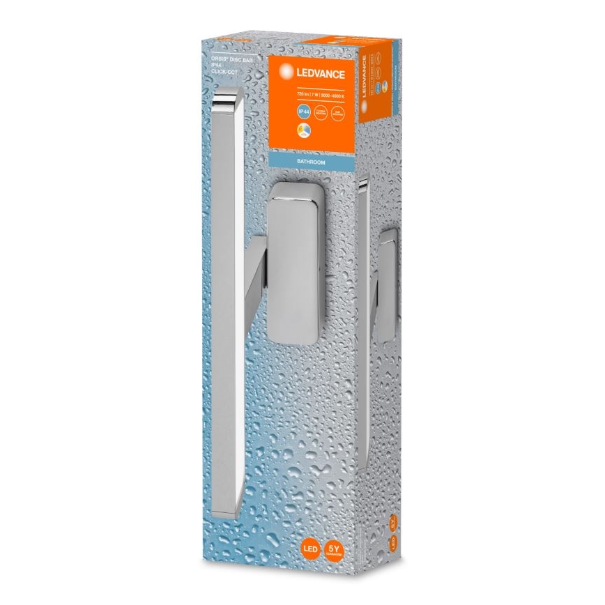 Ledvance - Éclairage de miroir salle de bain DISC BAR LED/7W/230V 3000/4000K IP44