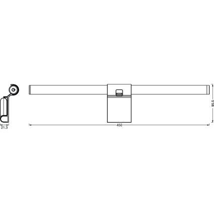 Ledvance - Éclairage de moniteur LED à intensité variable SUN@HOME LED/2,5W/5V 2200-5000K CRI 95 Wi-Fi