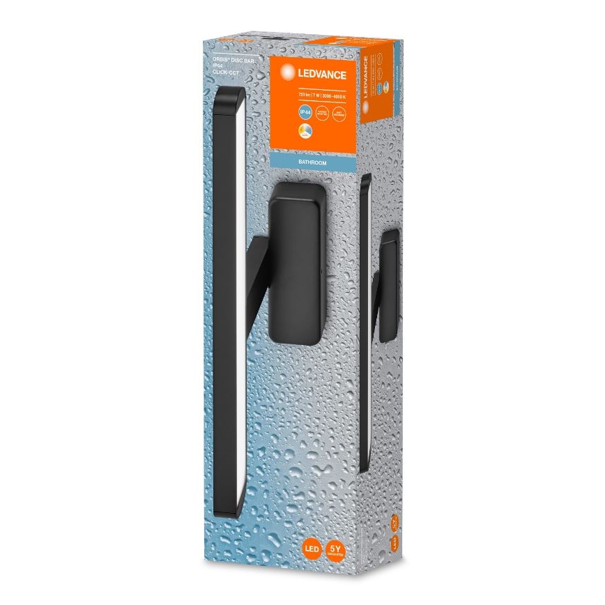 Ledvance - Éclairage miroir salle de bain DISC BAR LED/7W/230V 3000/4000K IP44