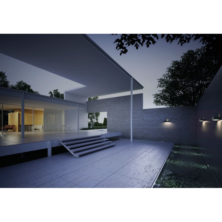 Ledvance - LED Solar Wandlamp met bewegings- en schemersensor ENDURA SOLAR LED/3W/4,2V 1200 mAh IP65