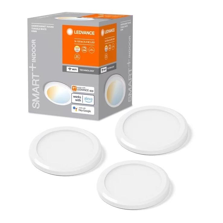 Lot de 6 éclairages LED sous meuble à intensité variable - LED