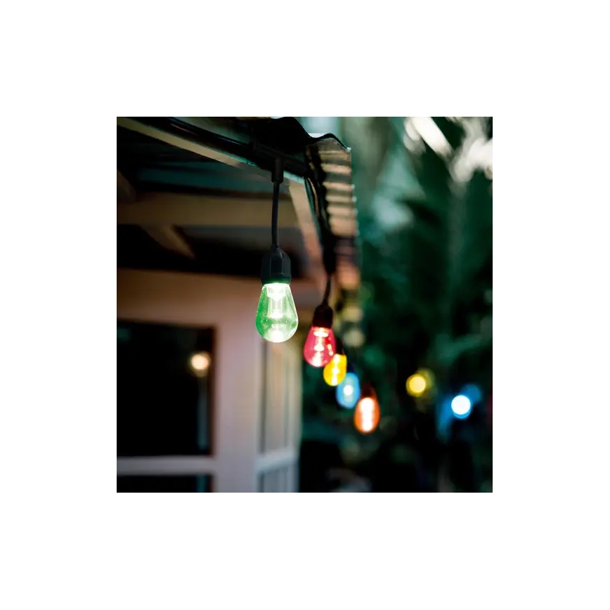 Ledvance- Guirlande d’extérieur LED RGBW à intensité variable SMART + STRING 12xLED/0,37W/230V IP44 Wi-Fi