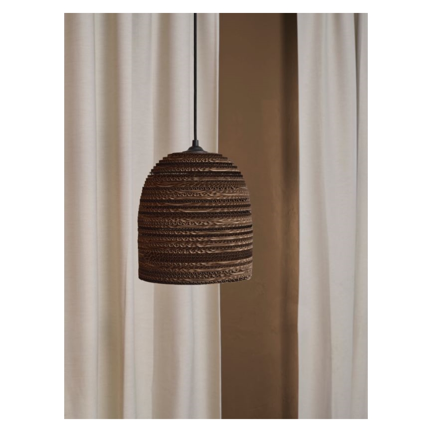 Ledvance - Hanglamp aan een koord DECOR CARDBOARD 1xE27/15W/230V diameter 25 cm