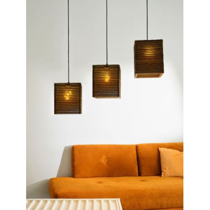 Ledvance - Hanglamp aan een koord DECOR CARDBOARD 3xE27/15W/230V