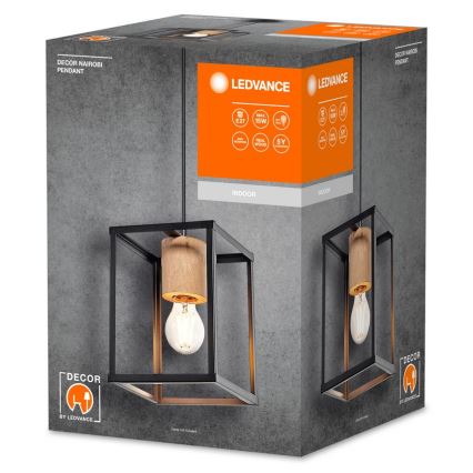 Ledvance - Hanglamp aan een koord DECOR NAIROBI 1xE27/15W/230V rubber vijg
