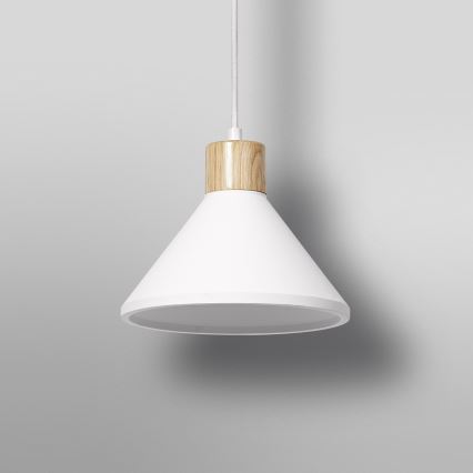 Ledvance - Hanglamp aan een koord DECOR PLASTER 1xE27/25W/230V diameter 22 cm gips wit
