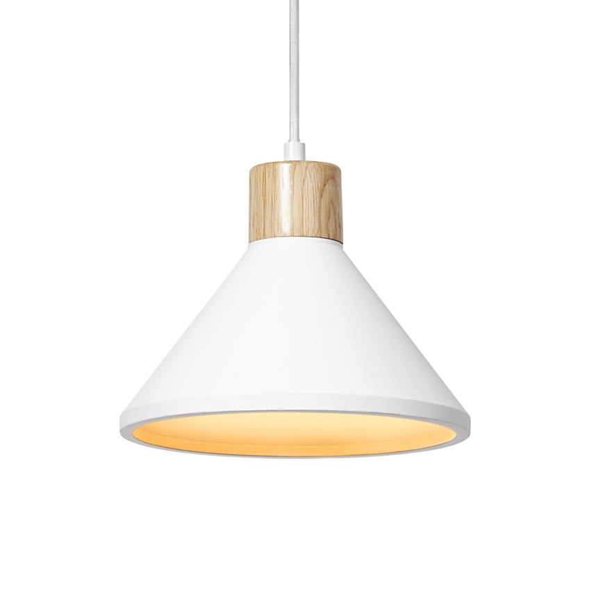 Ledvance - Hanglamp aan een koord DECOR PLASTER 1xE27/25W/230V diameter 22 cm gips wit