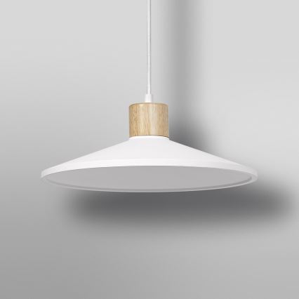 Ledvance - Hanglamp aan een koord DECOR PLASTER 1xE27/25W/230V diameter 32 cm gips wit
