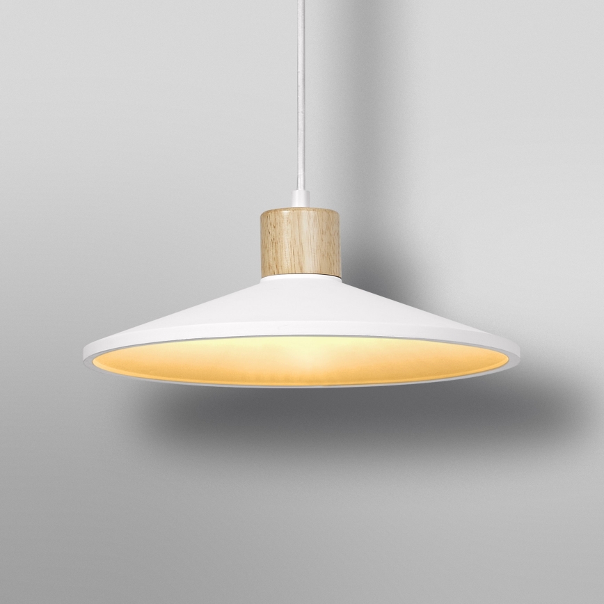Ledvance - Hanglamp aan een koord DECOR PLASTER 1xE27/25W/230V diameter 32 cm gips wit