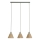 Ledvance - Hanglamp aan een koord DECOR RAFFIA 3xE27/15W/230V raffia bast