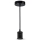 Ledvance - Hanglamp aan een koord PENDULUM ROBBIN 1xE27/15W/230V zwart