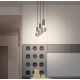Ledvance - Hanglamp aan een koord PENDULUM ROUND 1xE27/15W/230V mat chroom
