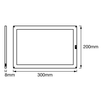 Ledvance - keukenkast licht met sensor CABINET LED/8W/230V 3000K