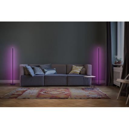 Ledvance - Lampadaire LED RGBW à intensité variable SMART+ FLOOR LED/14W/230V 2700-6500K Wi-Fi noir + télécommande