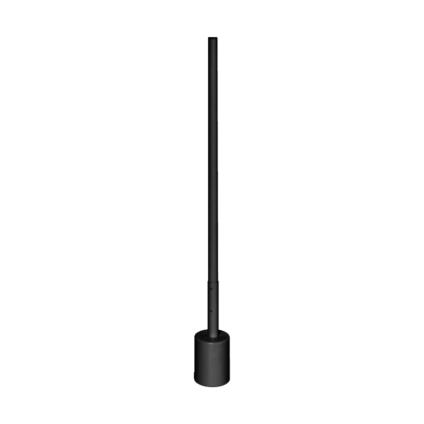 Ledvance - Lampadaire LED RGBW à intensité variable SMART+ FLOOR LED/8W/230V 2700-6500K Wi-Fi noir + télécommande