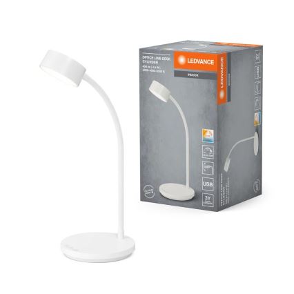 Ledvance - Lampe de bureau tactile LED dimmable OFFICE LED/4,8W/5V 3000-6500K blanche