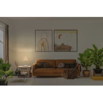 Ledvance - Lampe de table DECOR RAFFIA 1xE27/15W/230V pelote de raphia