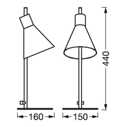 Ledvance - Lampe de table DECOR TOKIO LED/5W/230V