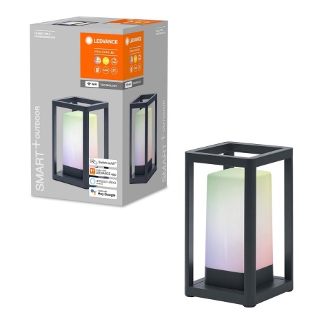 Ledvance - Lampe d'extérieur à intensité variable avec batterie portative LED RGBW LED/5W/230V Wi-Fi