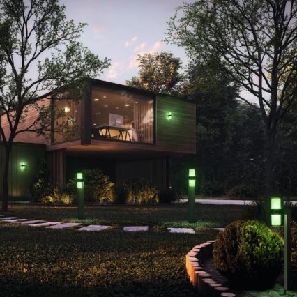 Ledvance - Lampe d'extérieur à intensité variable LED RGBW CASCADE 2xLED/7W/230V IP44 Wi-Fi
