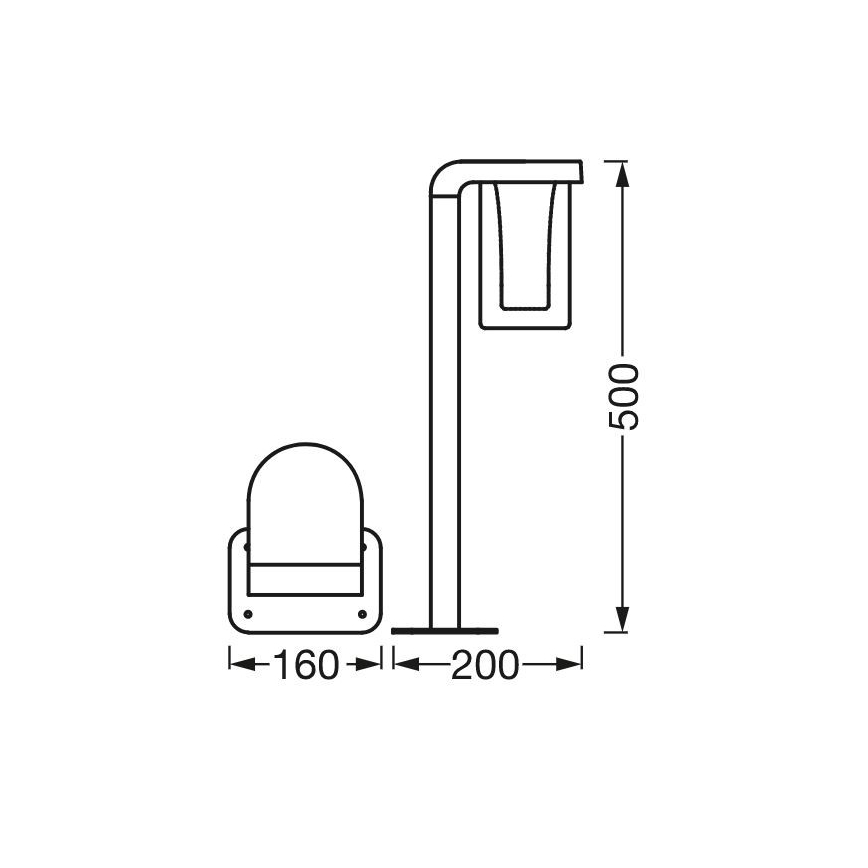Ledvance - Lampe d'extérieur à intensité variable LED RGBW CASCADE LED/10W/230V IP44 Wi-Fi