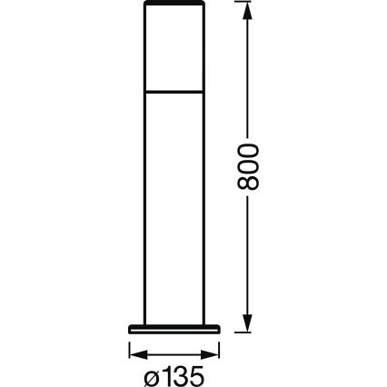 Ledvance - Lampe d'extérieur LED RGBW SMART+ PIPE 10W/230V Wi-Fi IP44