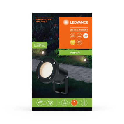 Ledvance - Lampe extérieure ENDURA HYBRID NAUT SPIKE LED/2W/12V IP44