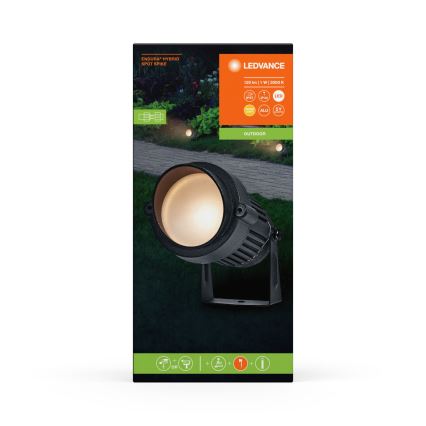 Ledvance - Lampe extérieure ENDURA HYBRID SPOT SPIKE LED/1W/12V IP44